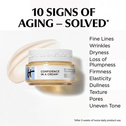 CONFIDENCE IN A CREAM ANTI-AGING HYDRATING MOISTURIZER